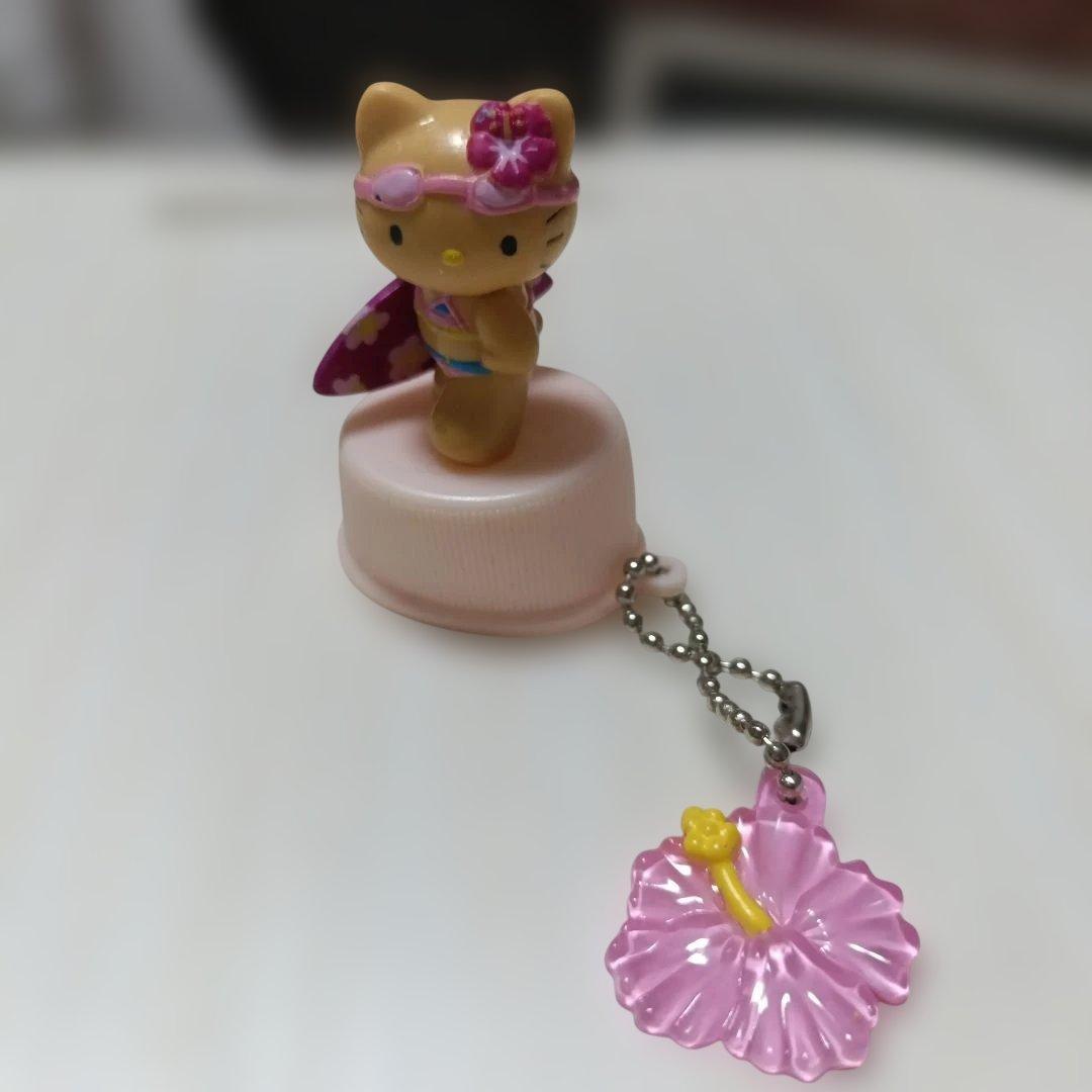 激レア 2002年 日焼けキティペットボトルフィギュアマスコット