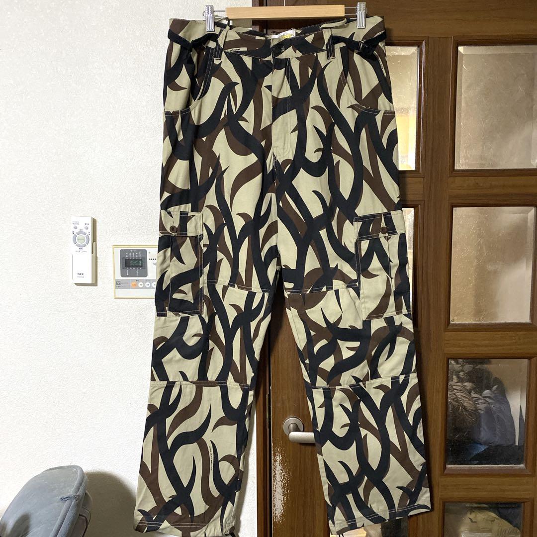 ASAT トライバルカモ パンツ 軍パン ワイド ビンテージ L コットン