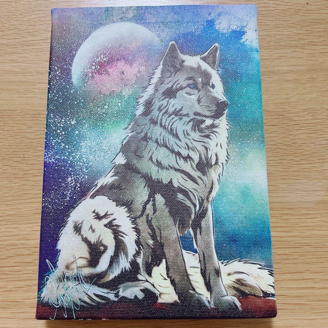 スプレーアートエデンSMキャンバスホワイトオオカミ - メルカリ
