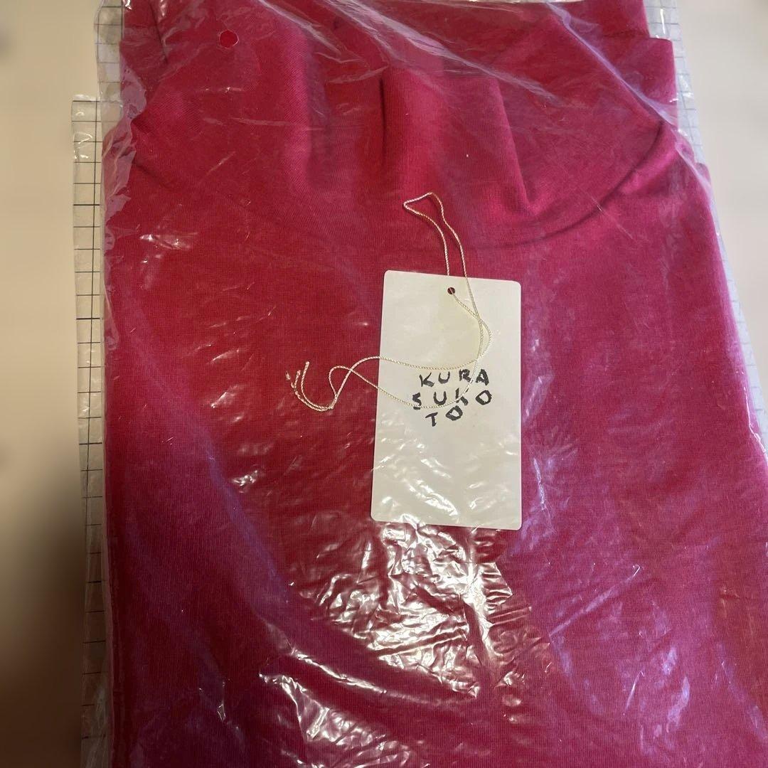 くらすこと】kurasukoto＋to大人の定番ハイネックプルオーバー赤レッド