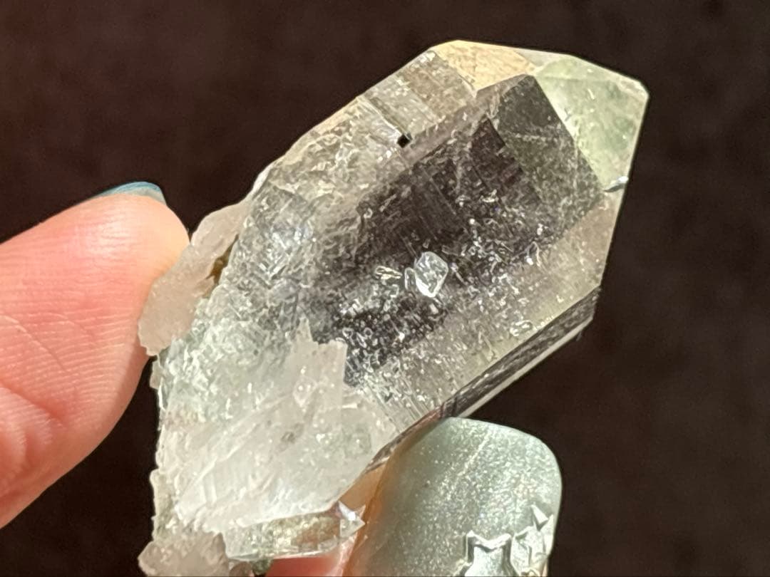 《超レア！ヒマラヤ水晶＊固定型水入り＆ルチル＆クローライト共生》