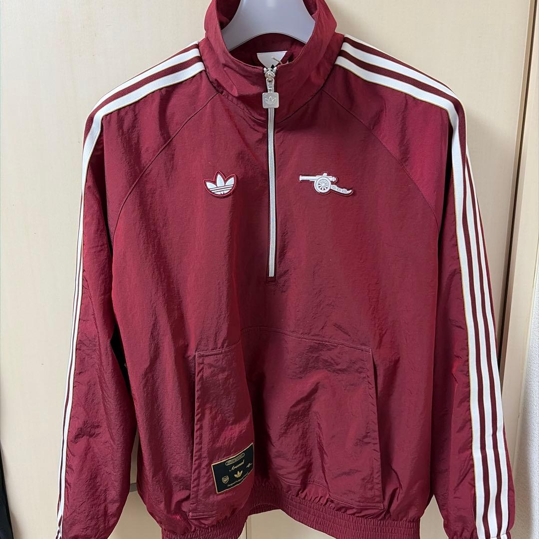 アーセナル テラスアイコン ハーフジップ ジャケット　Sサイズ　正規品　美品 アーセナル テラスアイコン ハーフジップ ジャケット Sサイズ 正規品