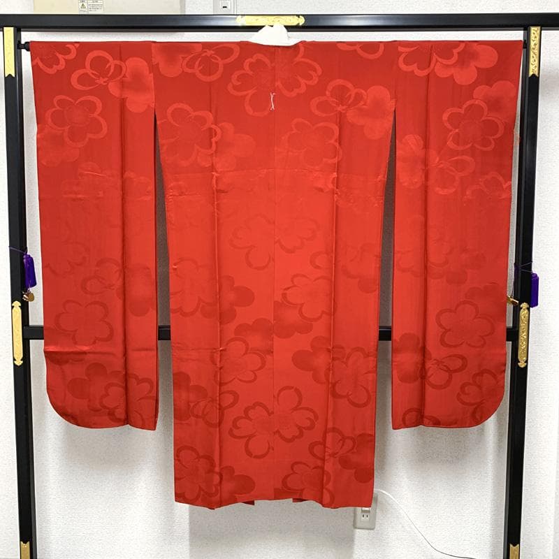 409u7〇振袖用長襦袢 /裄65.5袖丈105.5/ 〇美品