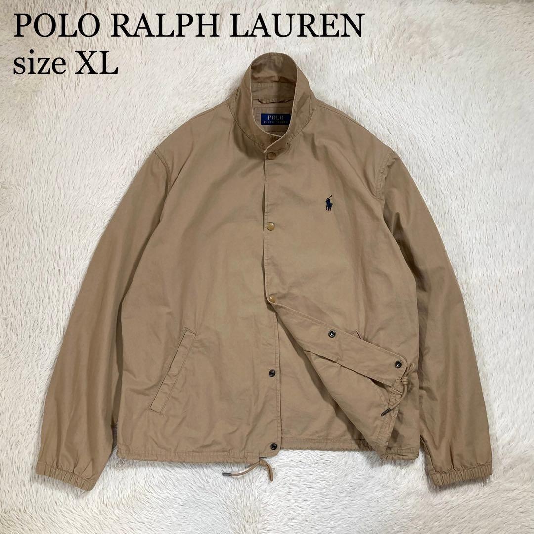 極美品 ポロラルフローレン コーチジャケット ポニーロゴ コットン