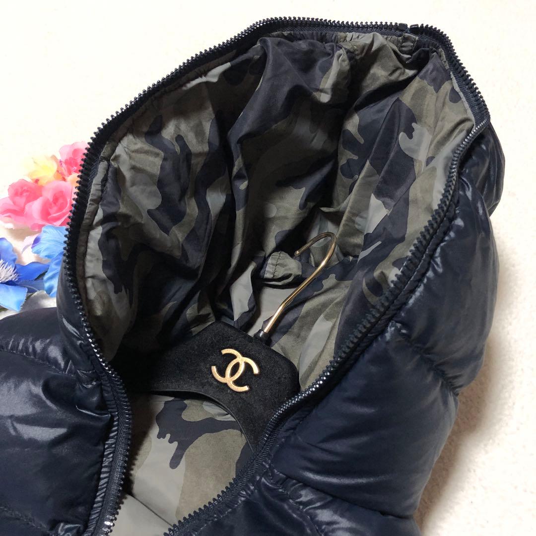 極美品 デュベティカ ダウンベスト FEBE-ERRE リバーシブル 迷彩 42