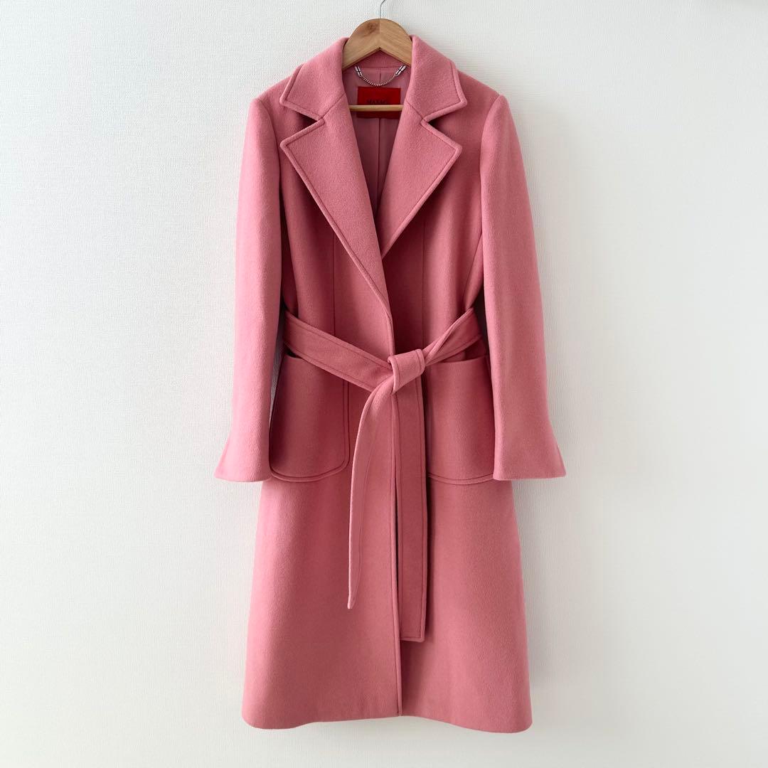 美品✨MAX&Co. ロングコート RANAWAY ラナウェイ ピンク 36 - メルカリ