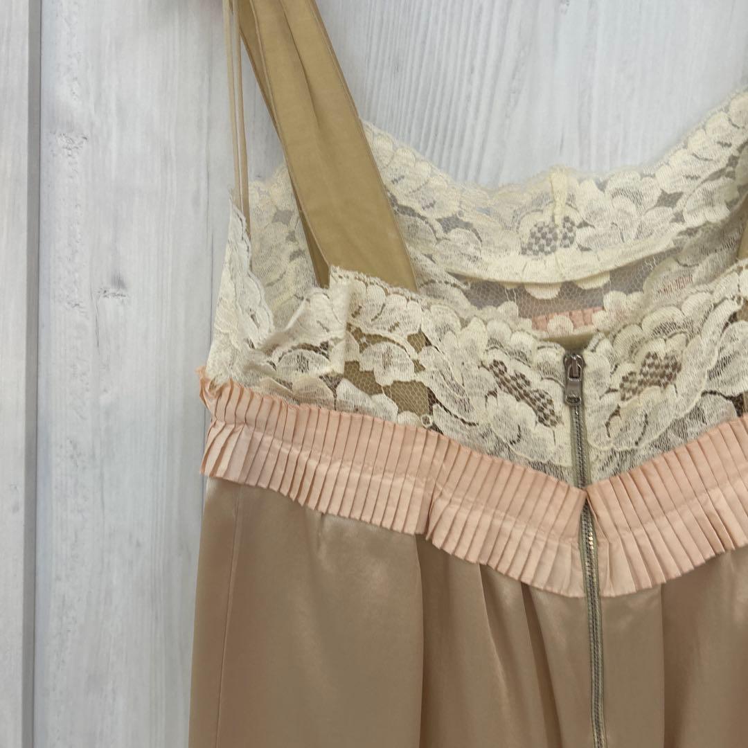 新品未使用 ドルチェアンドガッパーナ レースキャミソール ベージュ