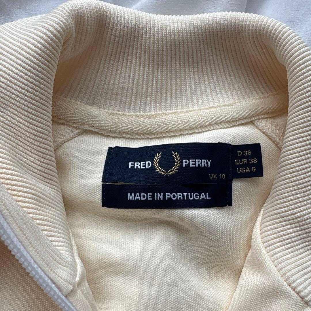 FRED PERRY ジップアップジャケット UK 10 - メルカリ