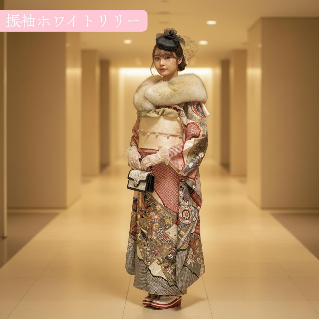 振袖 フルセット パステルカラー 総絞り 正絹 振袖 レンタル 成人式 21点セット レトロ 成人式セット 花 ピンク 正絹