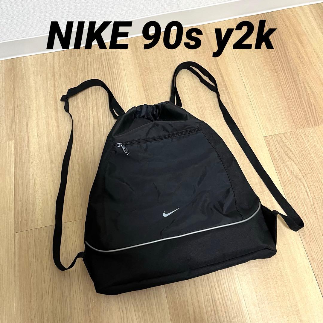 NIKE ナイキナップサック 90s y2k archive 白タグ - メルカリ