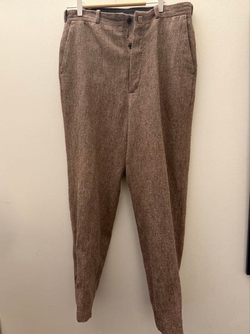 Niceness 21AW jonネップツイードトラウザー NICENESS◇21AW/JON/ネップツイードトラウザー/スラックスパンツ/M