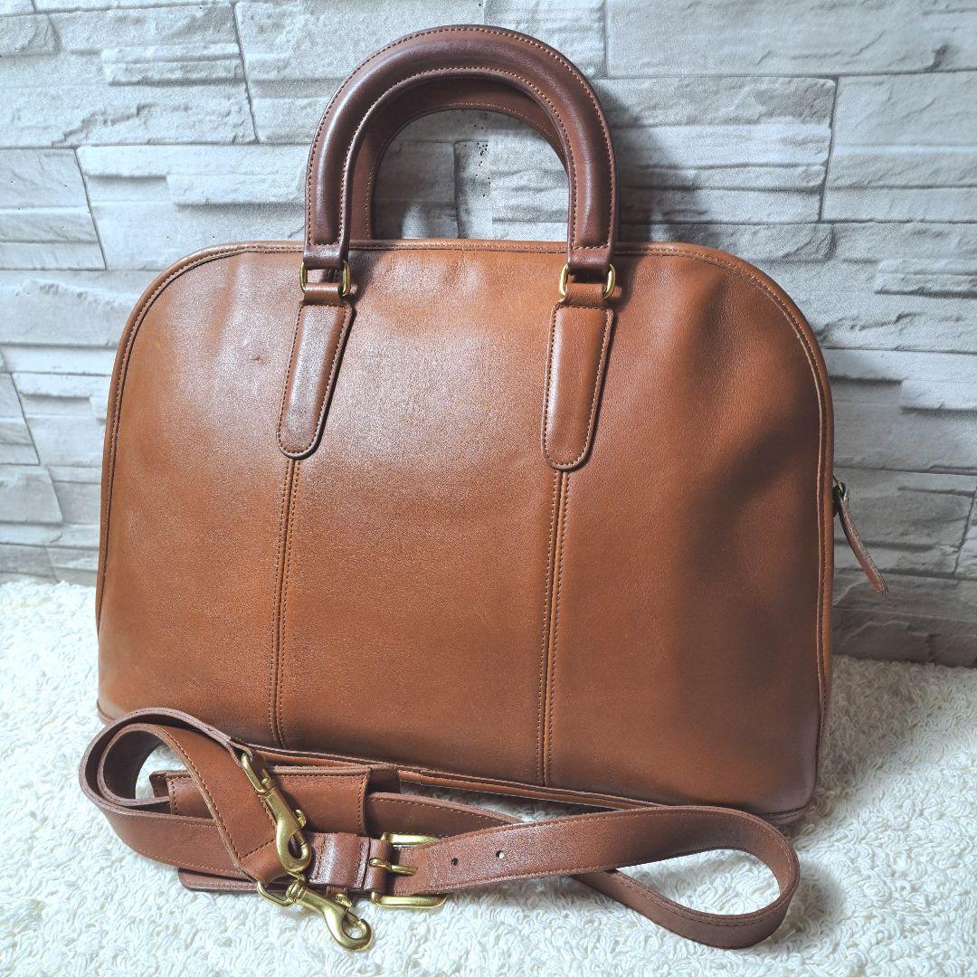 COACHオールドコーチ　2way ショルダーバッグ　ブラウン肩掛けハンドバッグ オールドコーチ レザー 2way ショルダーバッグ 茶色