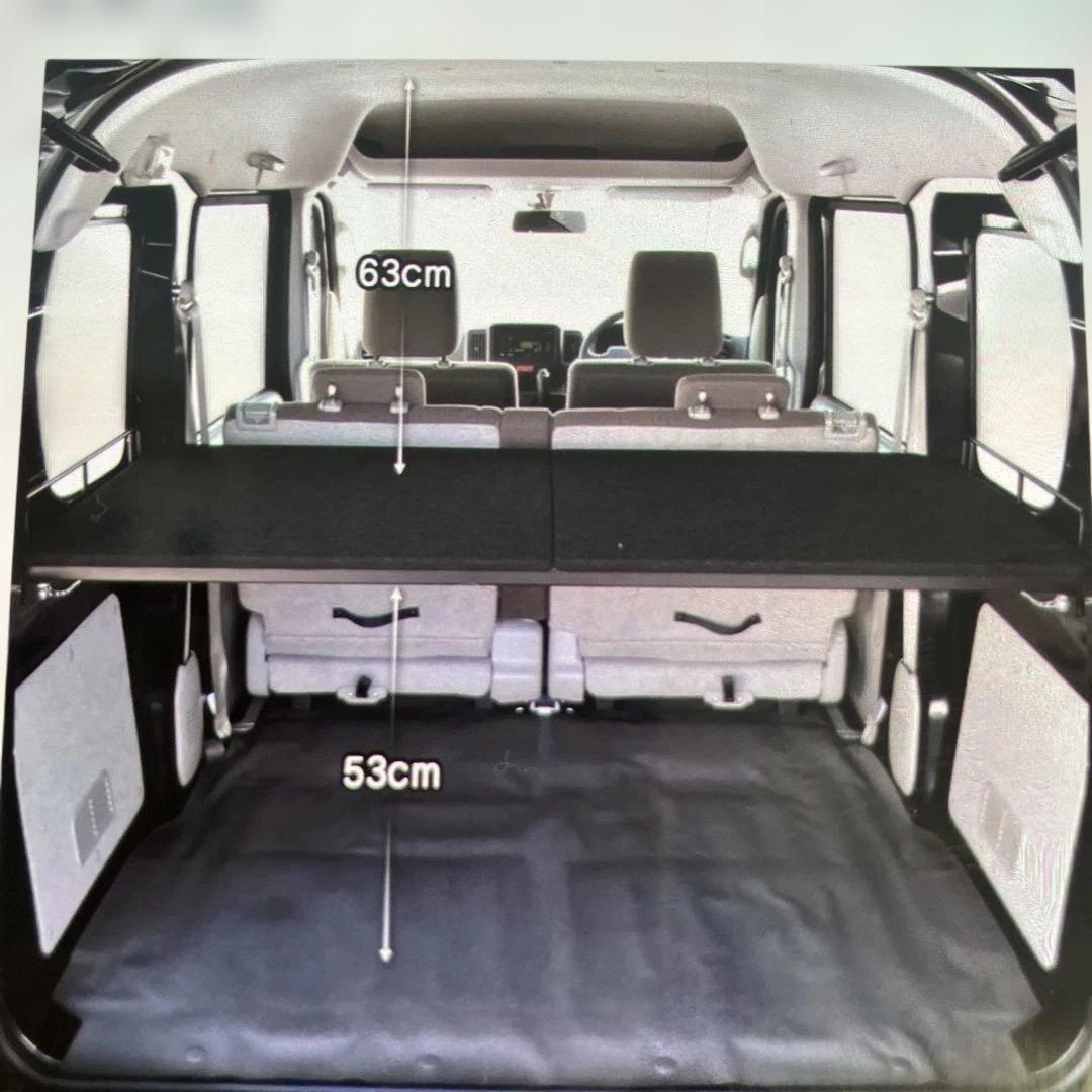 エブリィ DA17V専用 MGR 棚キット ブラックパンチカーペット日本製