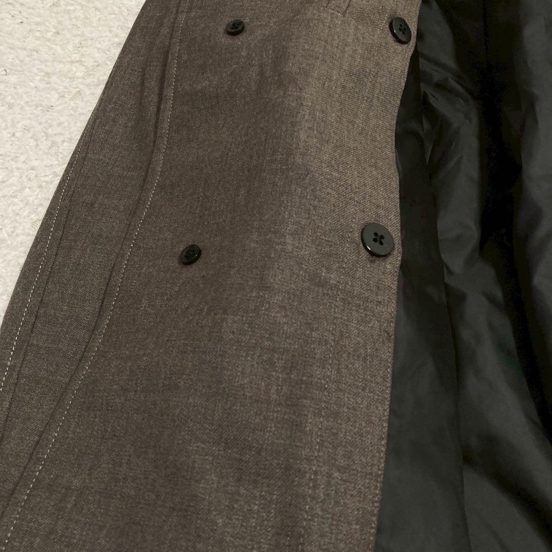 《美品》 TAKEO KIKUCHI コート ブラウン M ビジネス キレイめ