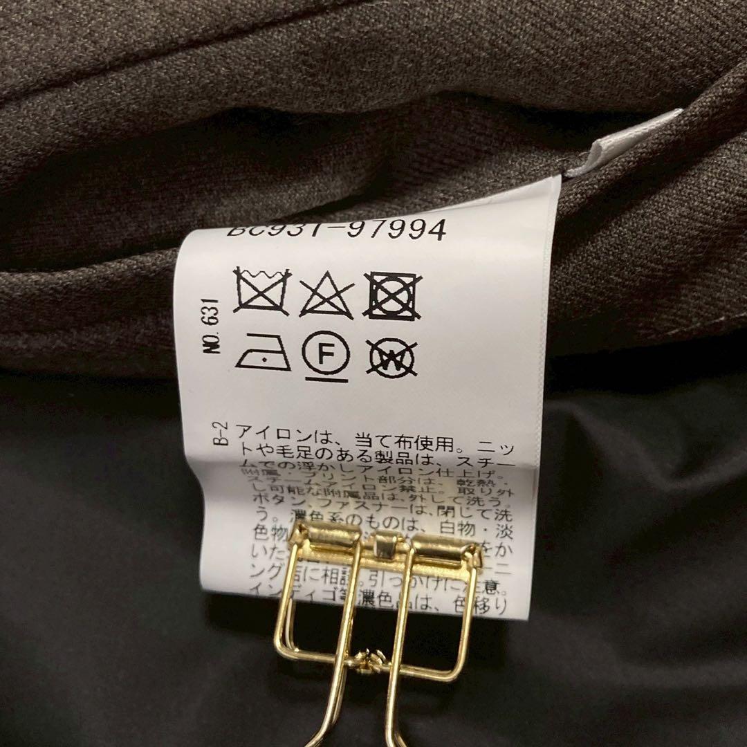 《美品》 TAKEO KIKUCHI コート ブラウン M ビジネス キレイめ