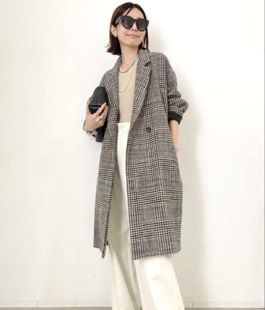 ジャケット・アウター LISIERE CHECK W COAT L'Appartement DEUXIEME CLASSE - LISIERE CHECK W COAT の通販 by す
