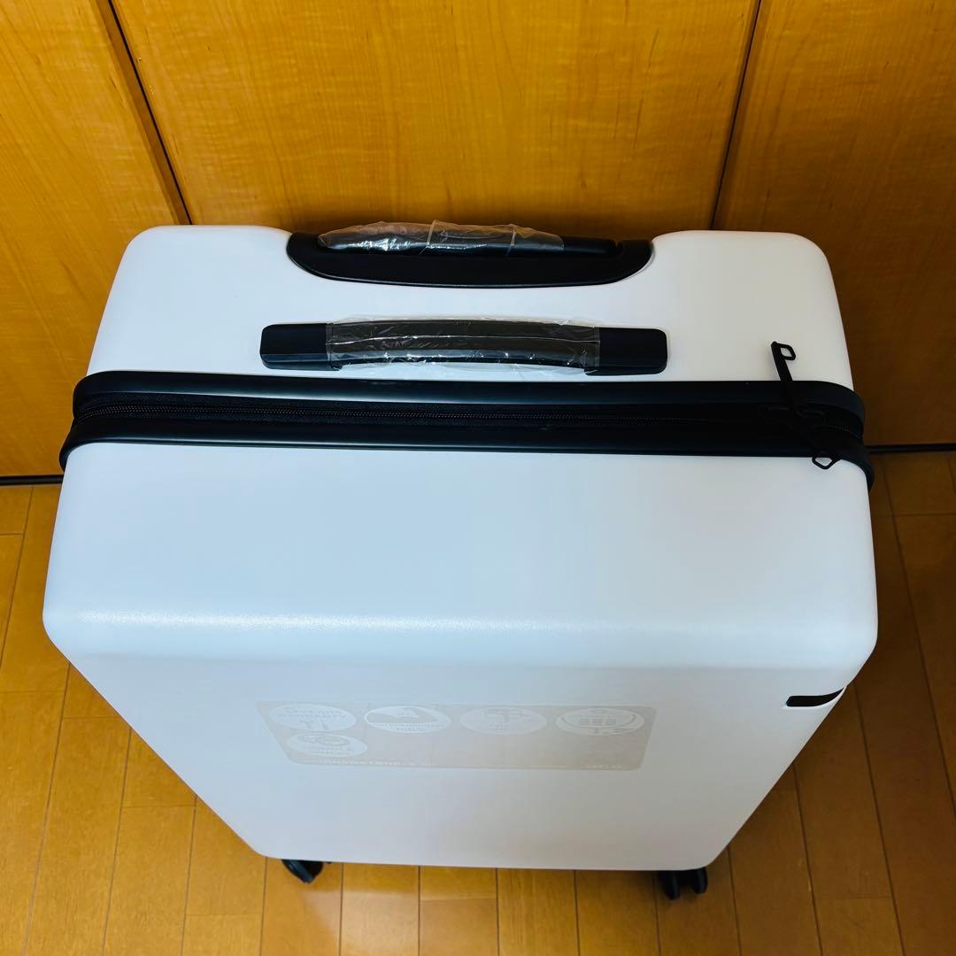 未使用】ACE ホワイト スーツケース 4輪 大型 74L コーナーストーンZ