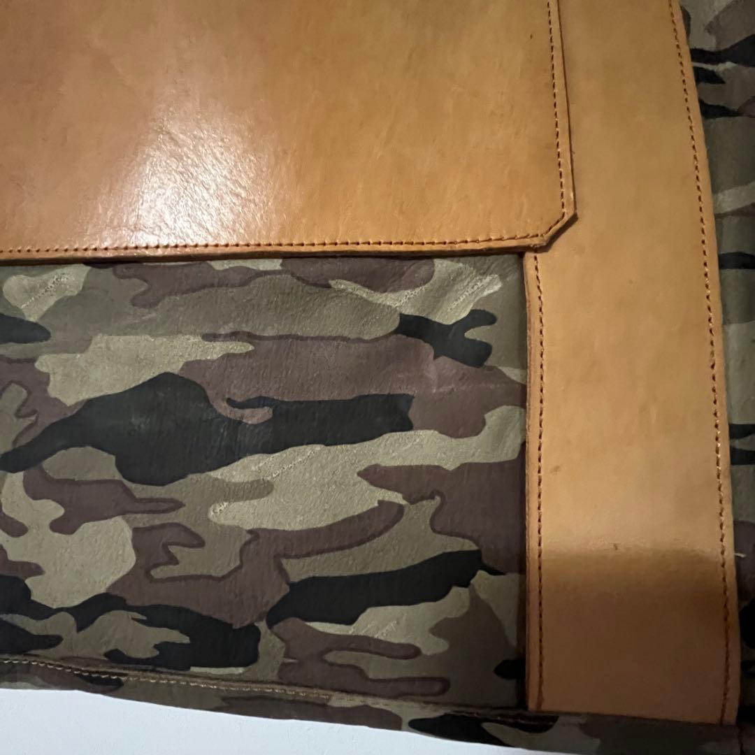 《HARRY☆HANNY》ミリタリー柄トートバッグ　ハンドメイド　大きめ