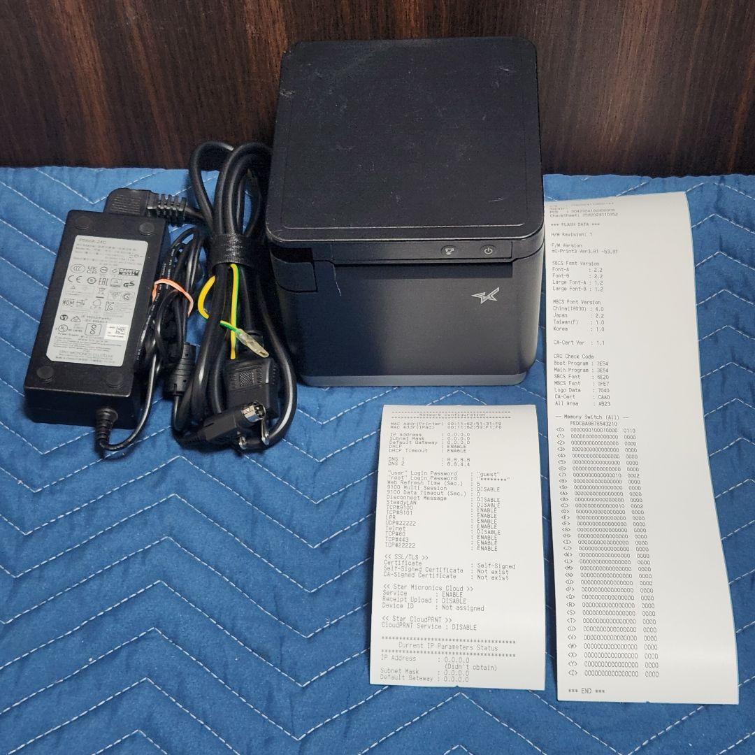 スター精密 mC-Print3 レシートプリンター MCP31L BK エアレジ - メルカリ
