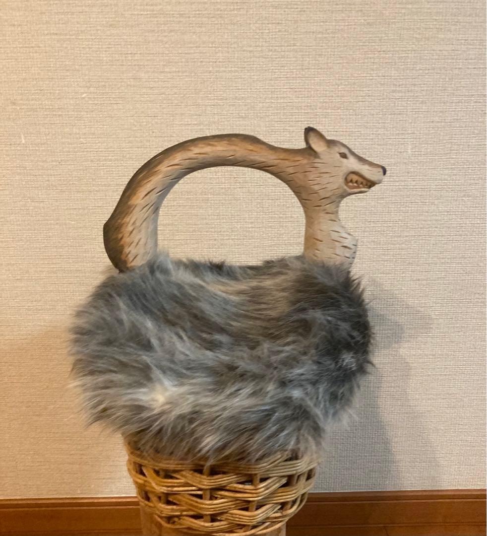 新品KIYATA 動物バスケット かごバッグ キヤタの通販はau PAY