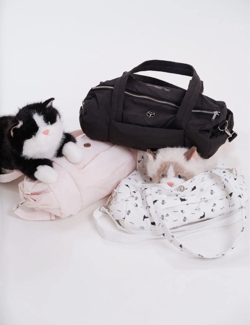 バレエ silentand meow me sport bag -pink-