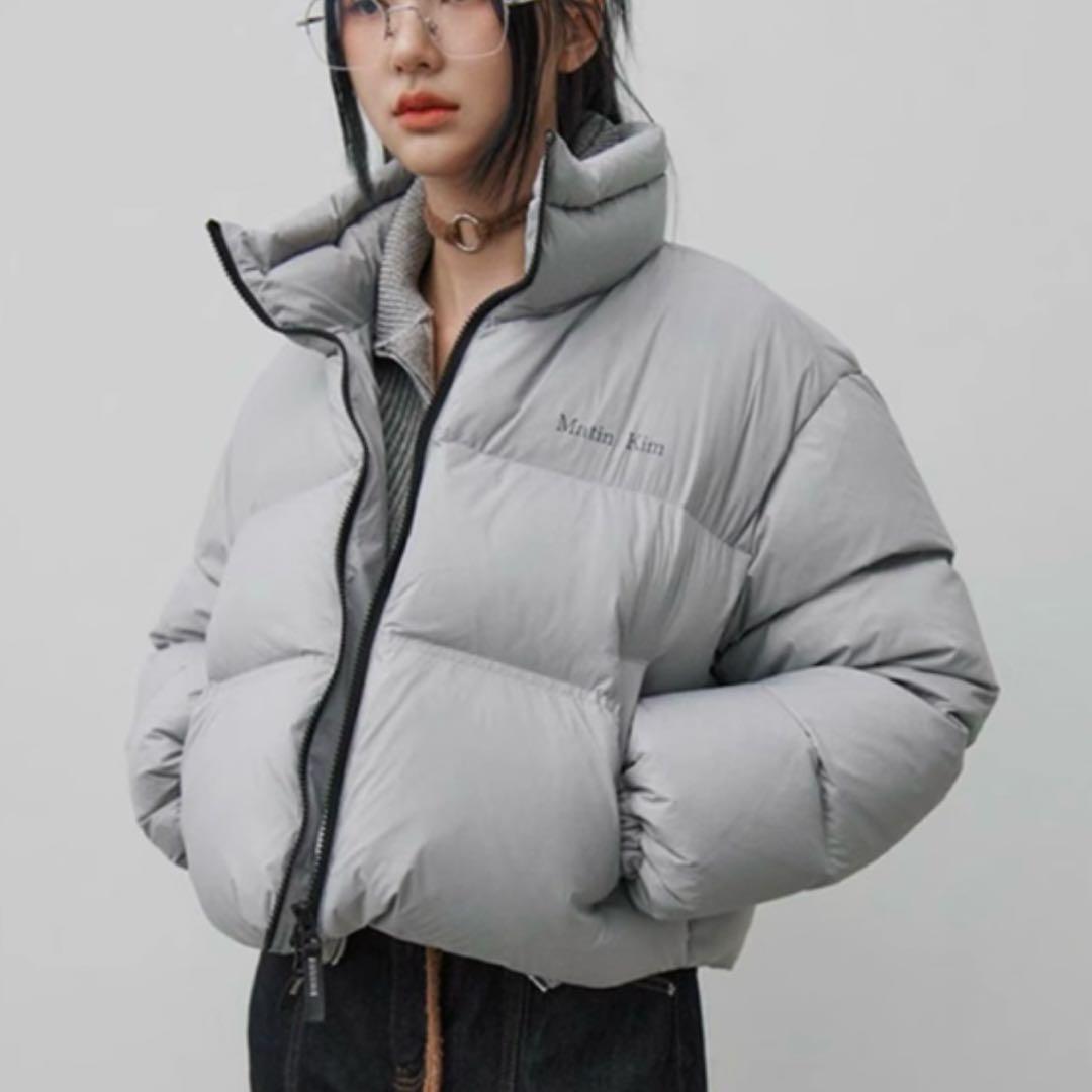マーティンキム Martinkim ダウンジャケット グレー - メルカリ