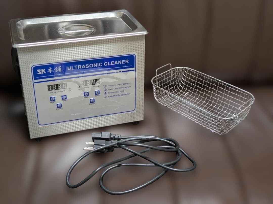 SK本舗 超音波洗浄機 動作確認済 洗浄カゴ・フタ付き 卓上型 洗浄カゴ (網目10mm)[SP2019] – 超音波洗浄機のエスエヌディ
