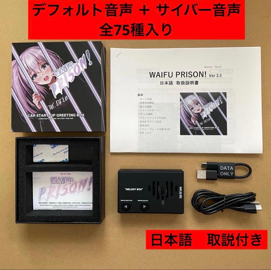 ワイフ刑務所　サイバー音声入り　日本語説明書 付属　フロントパネル交換品 Brik エントランスユニット（ポスト・インターホンパネル・表札）<2025