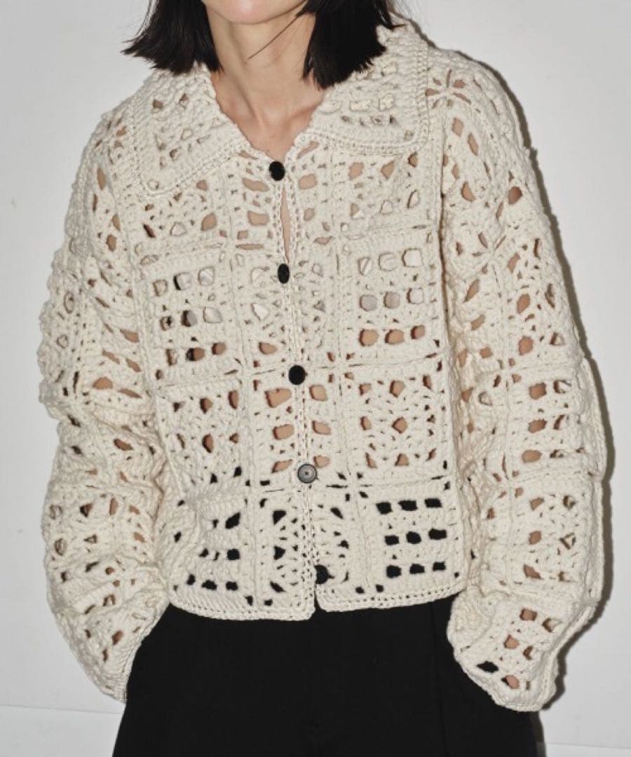 TODAYFUL Crochet Knit Shirts クロシェニットシャツ TODAYFUL（トゥデイフル）の「【TODAYFUL/トゥデイフル】Crochet Knit