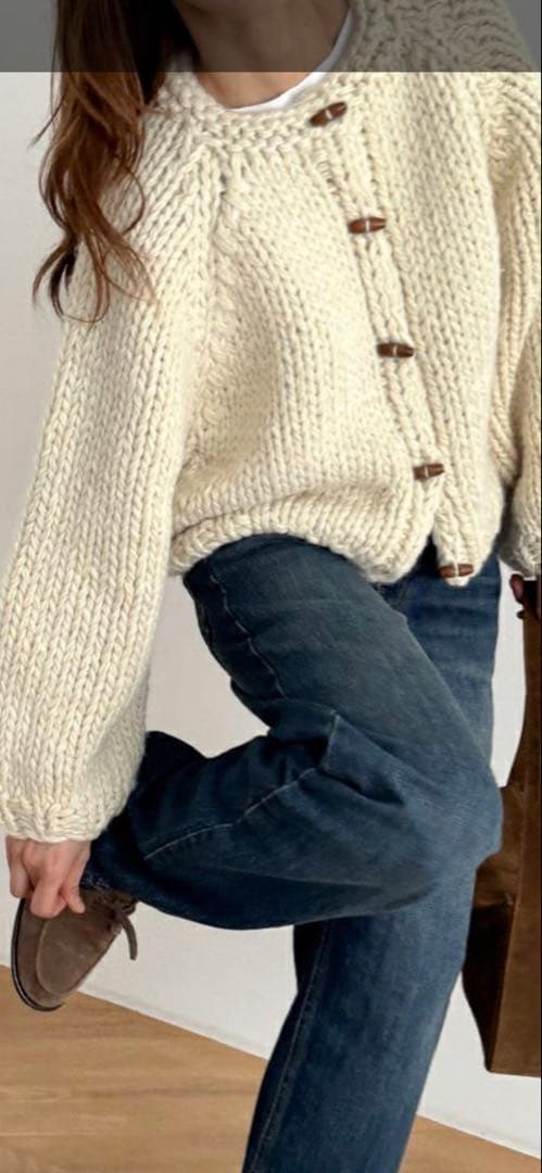 キャナルジーンウールローゲージニット CANAL JEAN（キャナルジーン） ニット セーター El mar ウール混