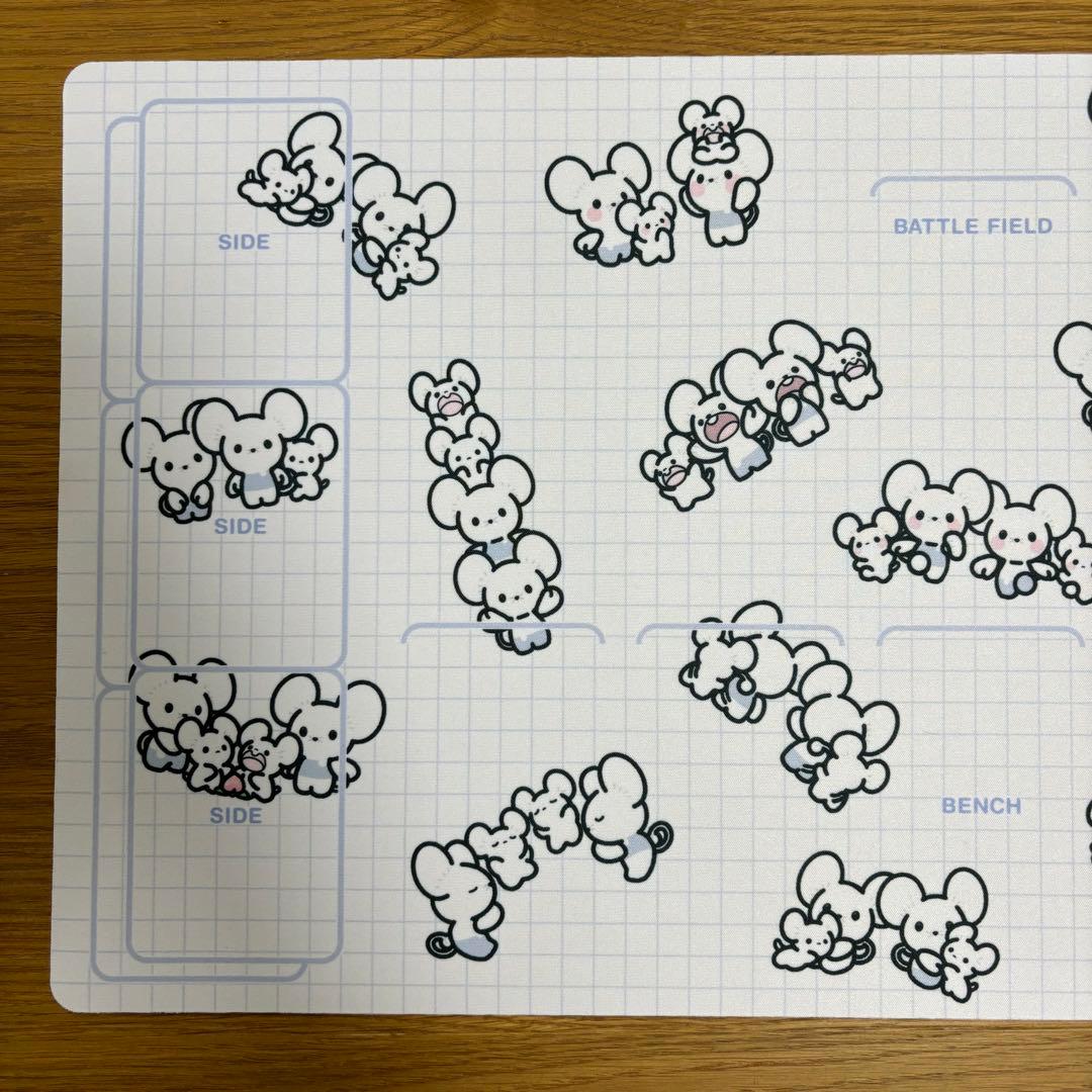 ポケモンカードゲーム ラバープレイマット イッカネズミ - メルカリ