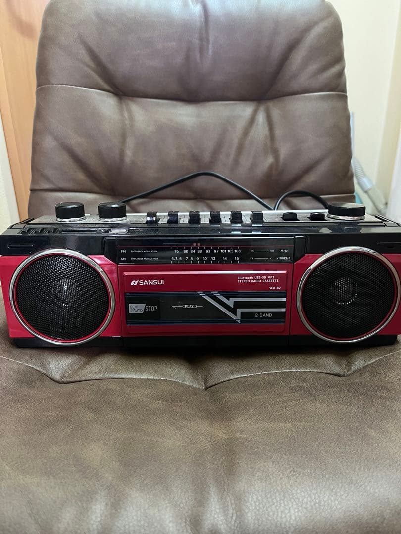 SANSUI SCR-B2 Bluetoothラジカセ 昭和レトロ - メルカリ