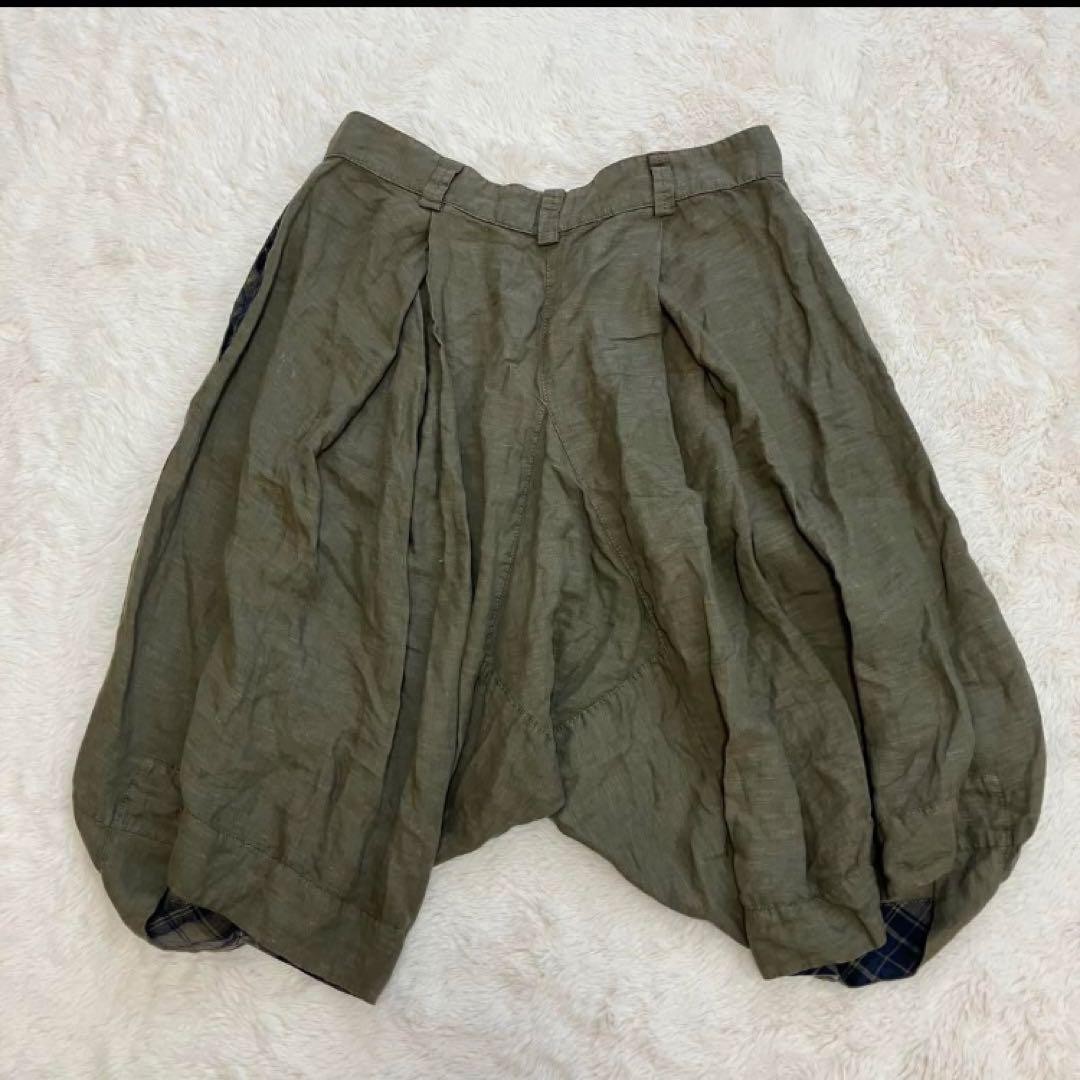 新品】 ヴィヴィアンウエストウッド リネン混 サルエルパンツ オーブ釦