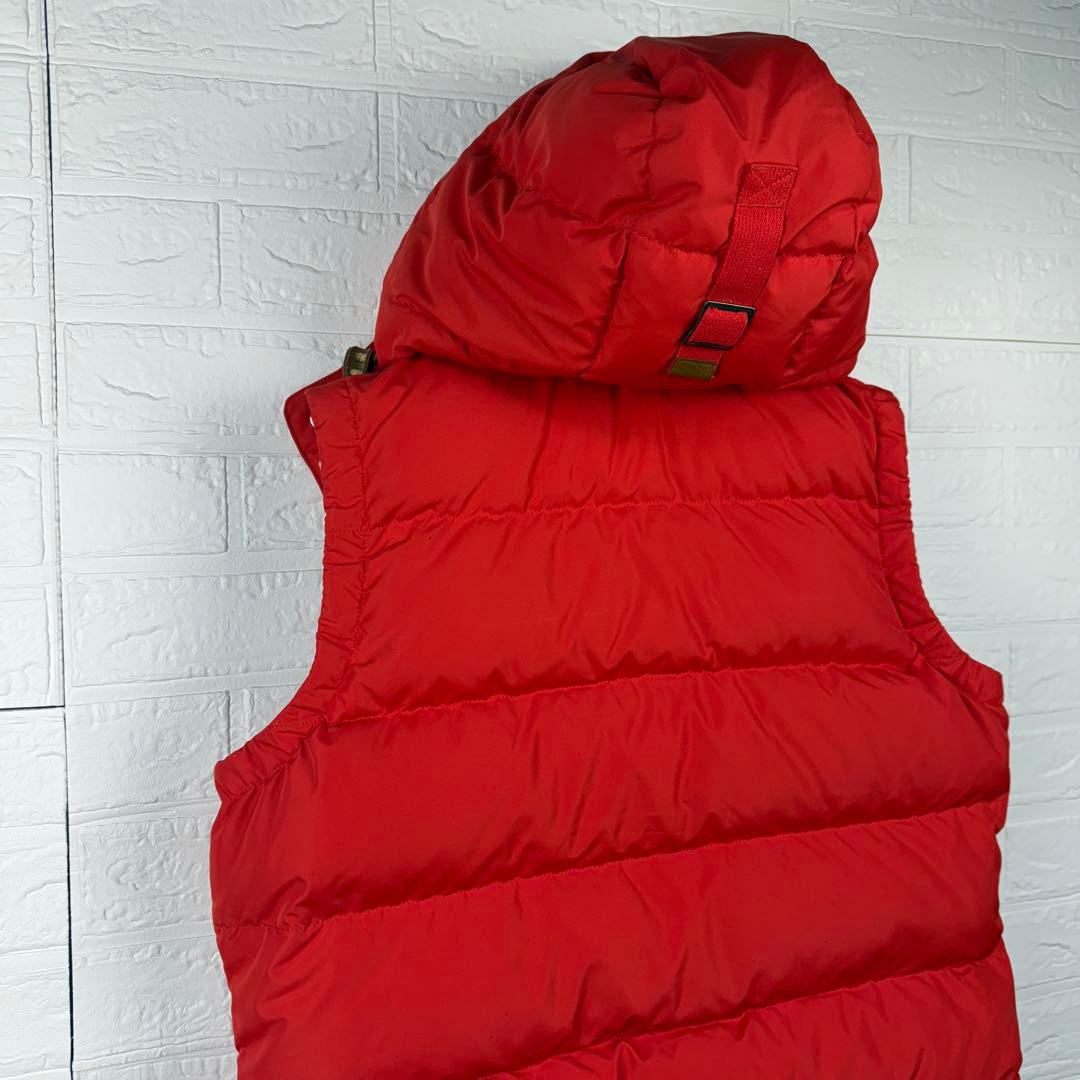 美品】 POLO RALPH LAUREN 肉厚 2way ダウンベスト 赤 - メルカリ