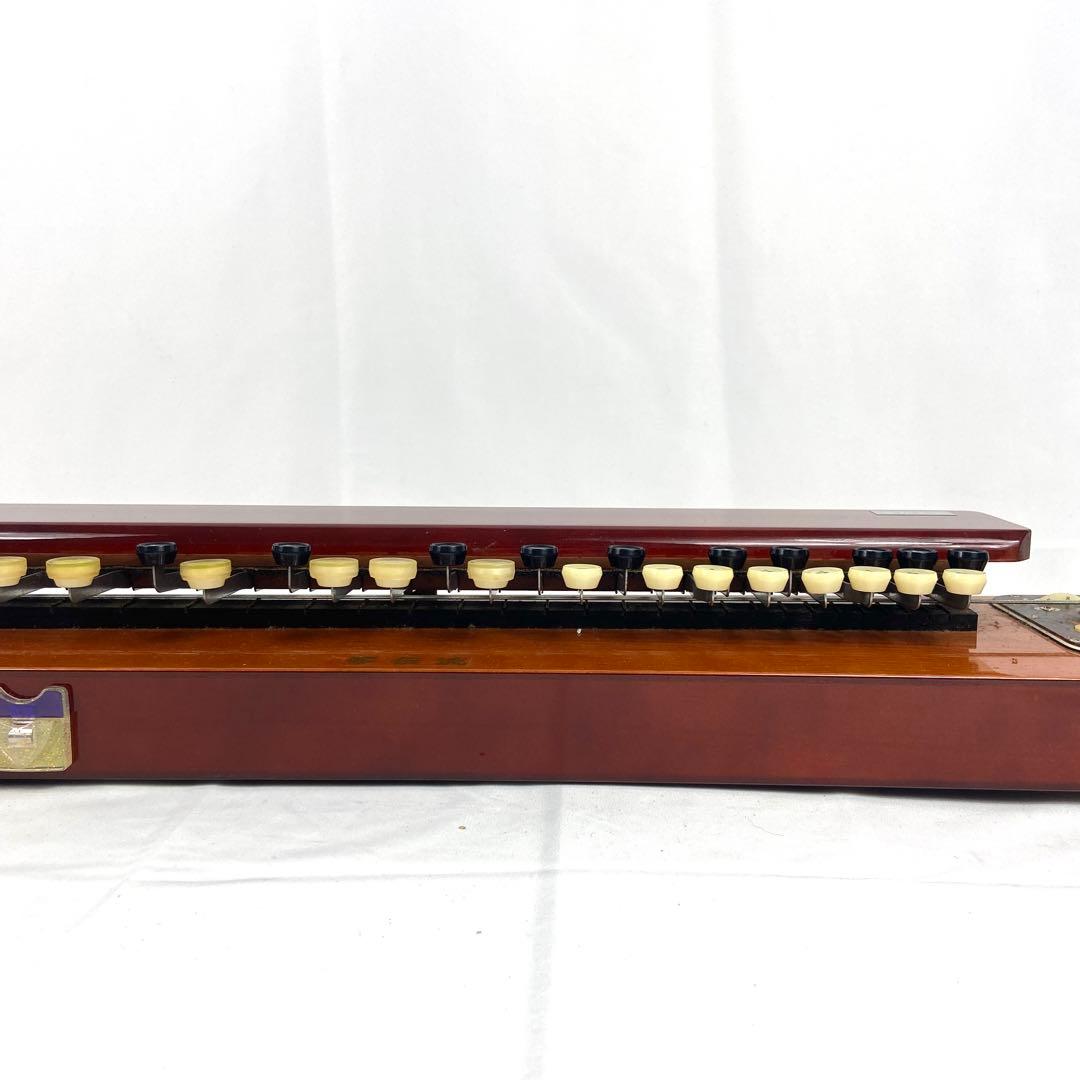 大正琴 琴伝流 テナー かえで ピック レトロ 楽器 ハードケース付
