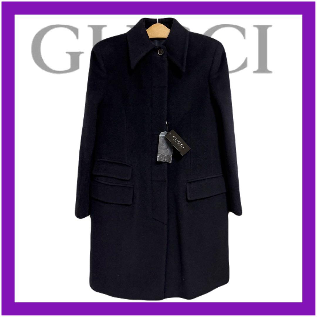 未使用品 タグ付き GUCCI グッチ コート ブラック トムフォード期