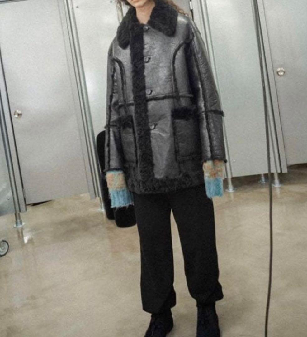 美品PERVERZE Re-PET Single Breasted Coat - メルカリ