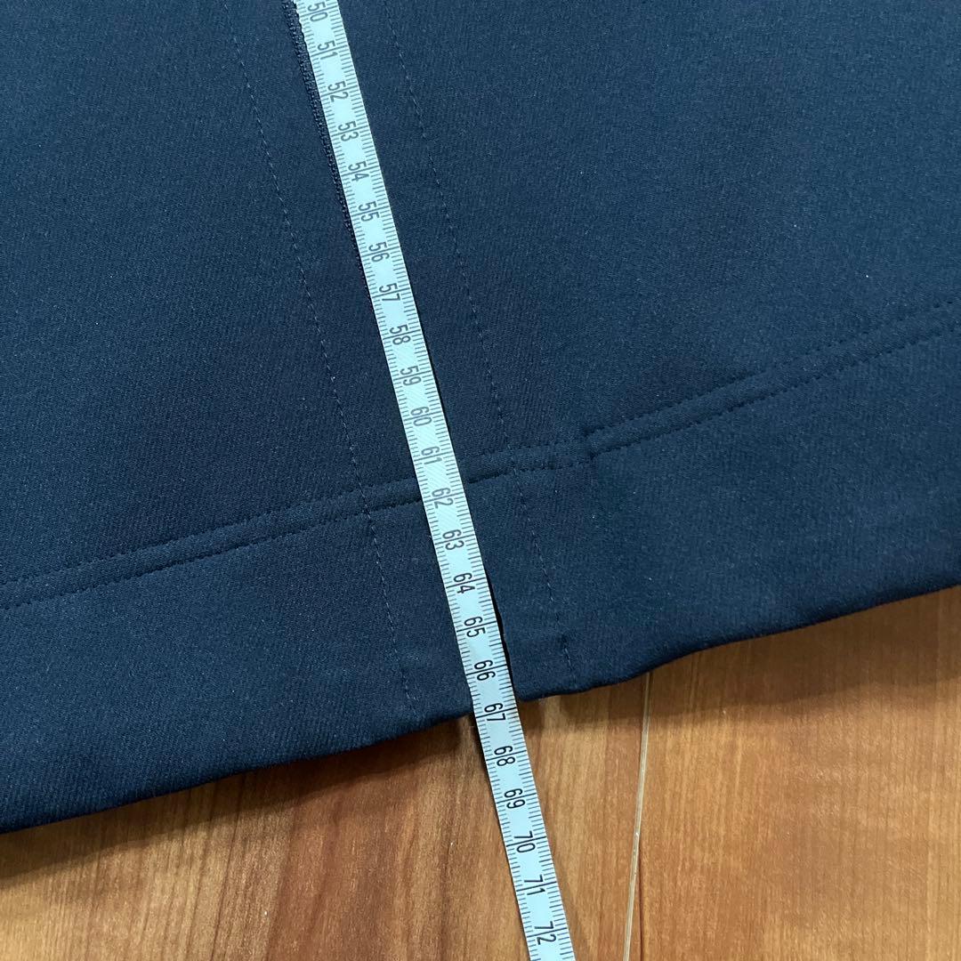 エムプルミエ ❤︎ トリプルクロスフーディショートコート ネイビー34