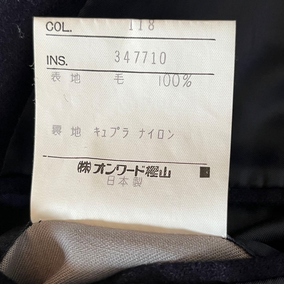 美品】ジェイプレス 紺ブレニューイングランドLESSONA社製カシミヤ混 L