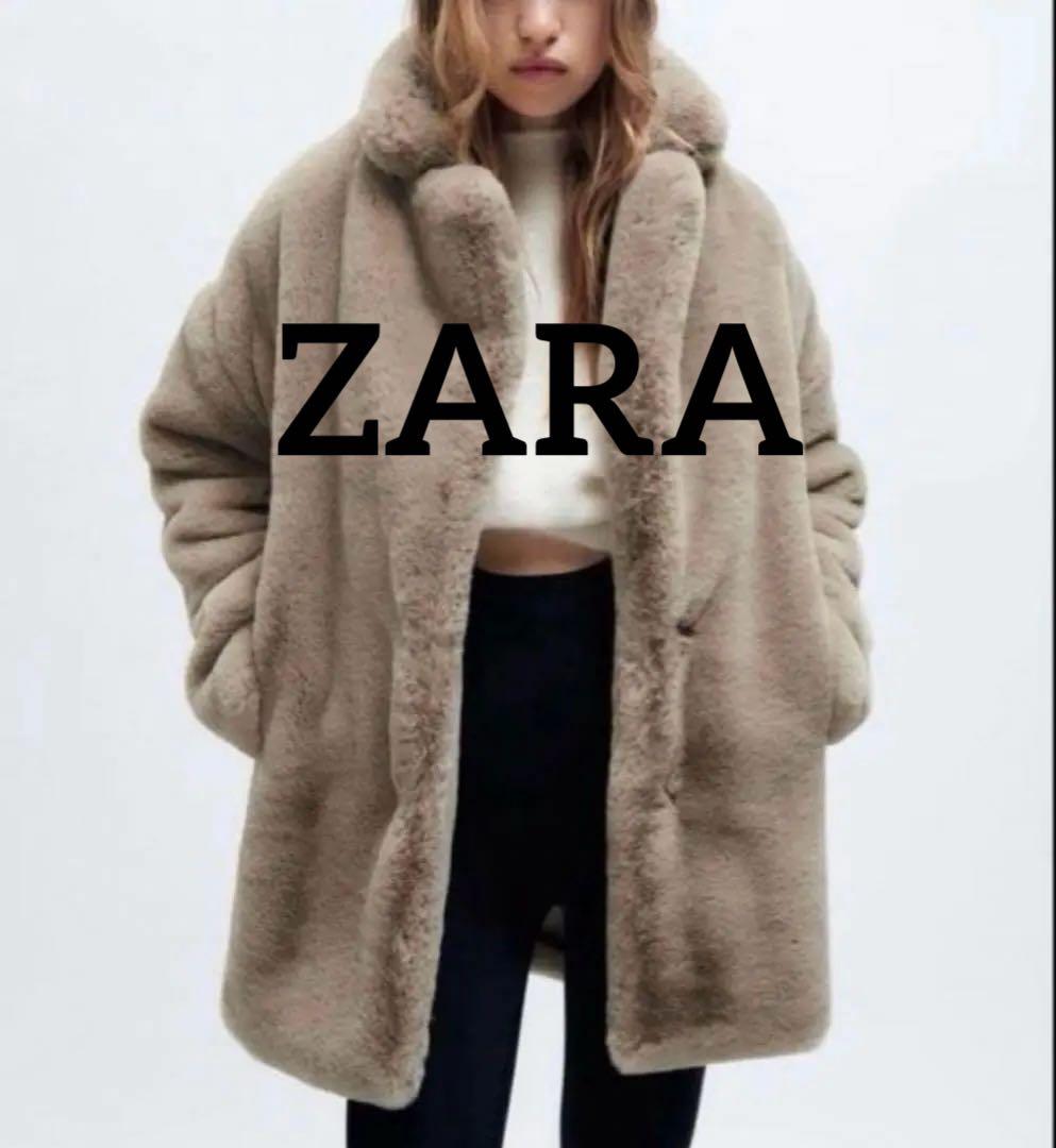 ✨ 大人気 ZARA テディベアフェイクファーコート - メルカリ