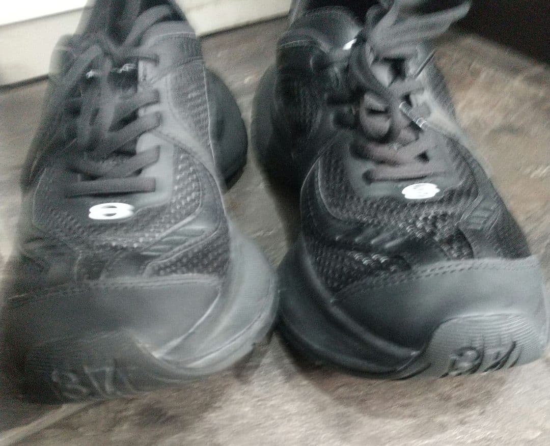 美品 バレンシアガ スニーカー ブラック 24.5cm