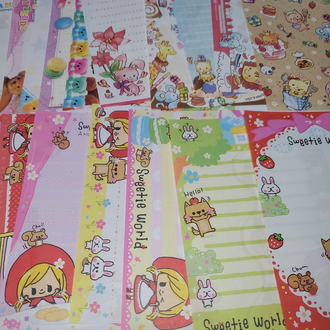 優花︎　激レア　平成レトロ　平成女児　バラ　メモ　大量　うさぎ　ねこ