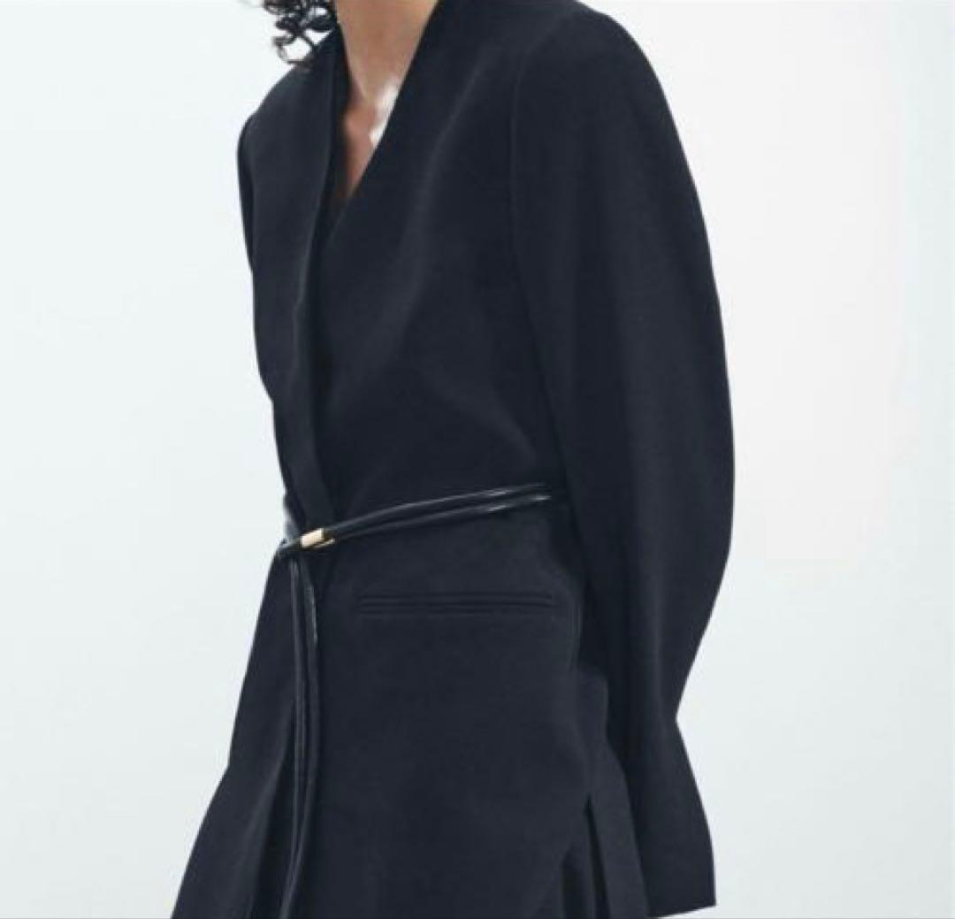 ZARA】 ZWコレクション ベルト付きブレザー - メルカリ