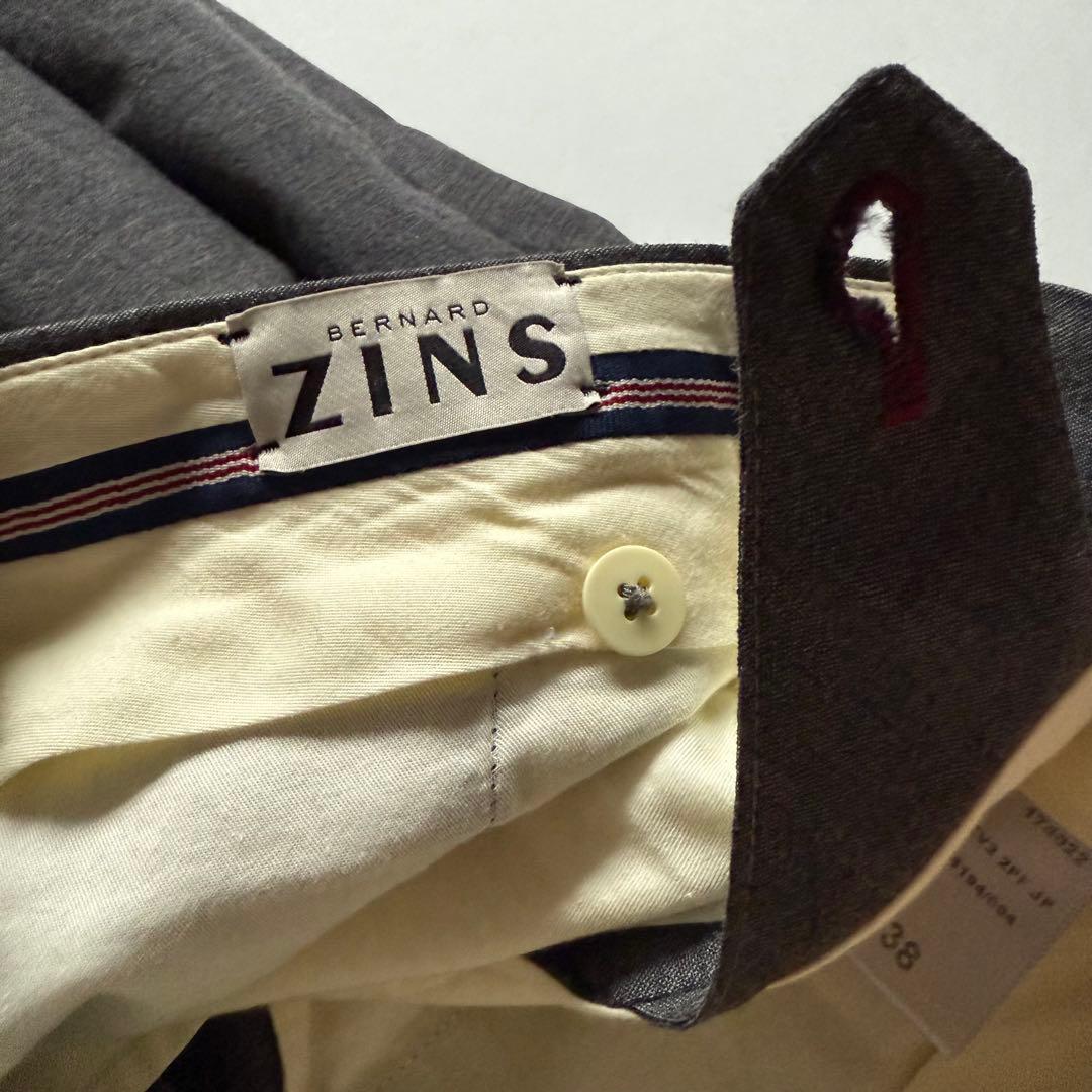 BERNARD ZINS ベルナールザンス サイドアジャスターウールスラックス