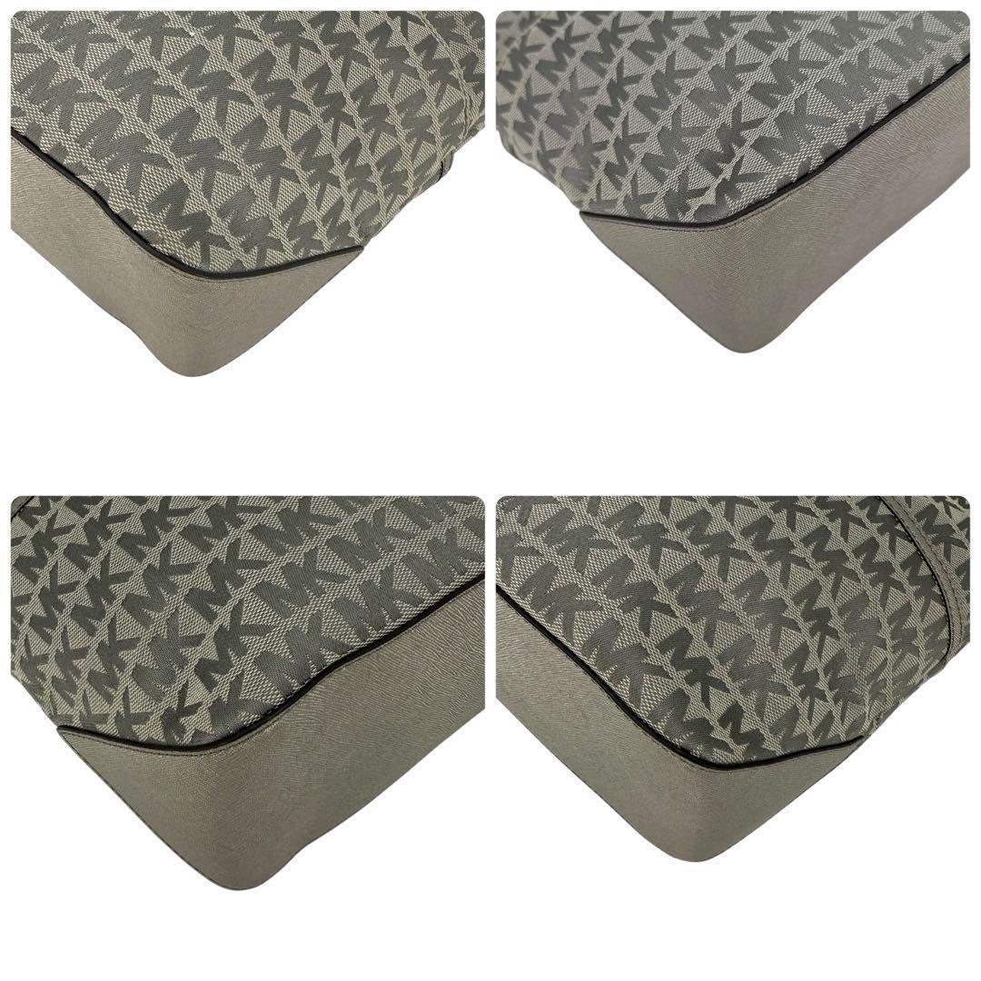 《極美品》マイケルコース トートバッグ MK刺繍 シグネチャー 肩掛け A4収納