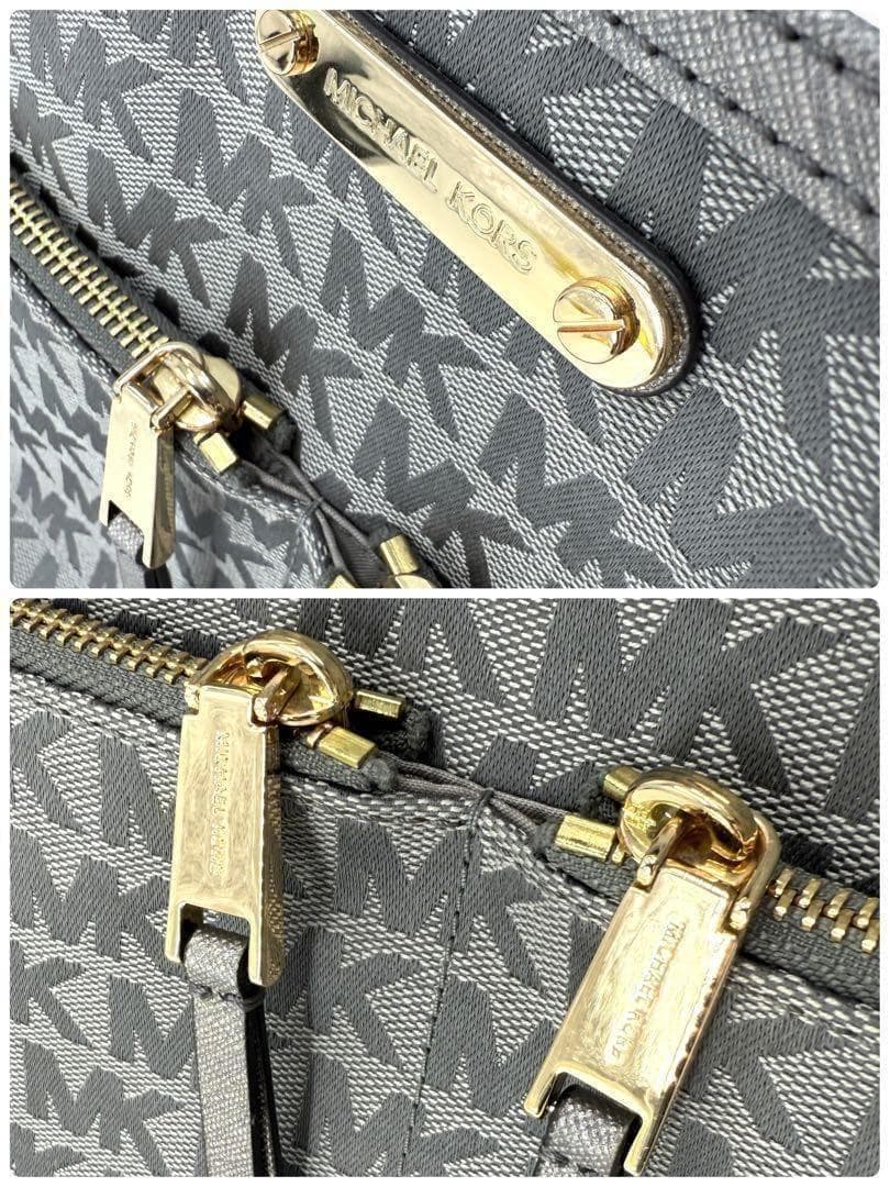 《極美品》マイケルコース トートバッグ MK刺繍 シグネチャー 肩掛け A4収納