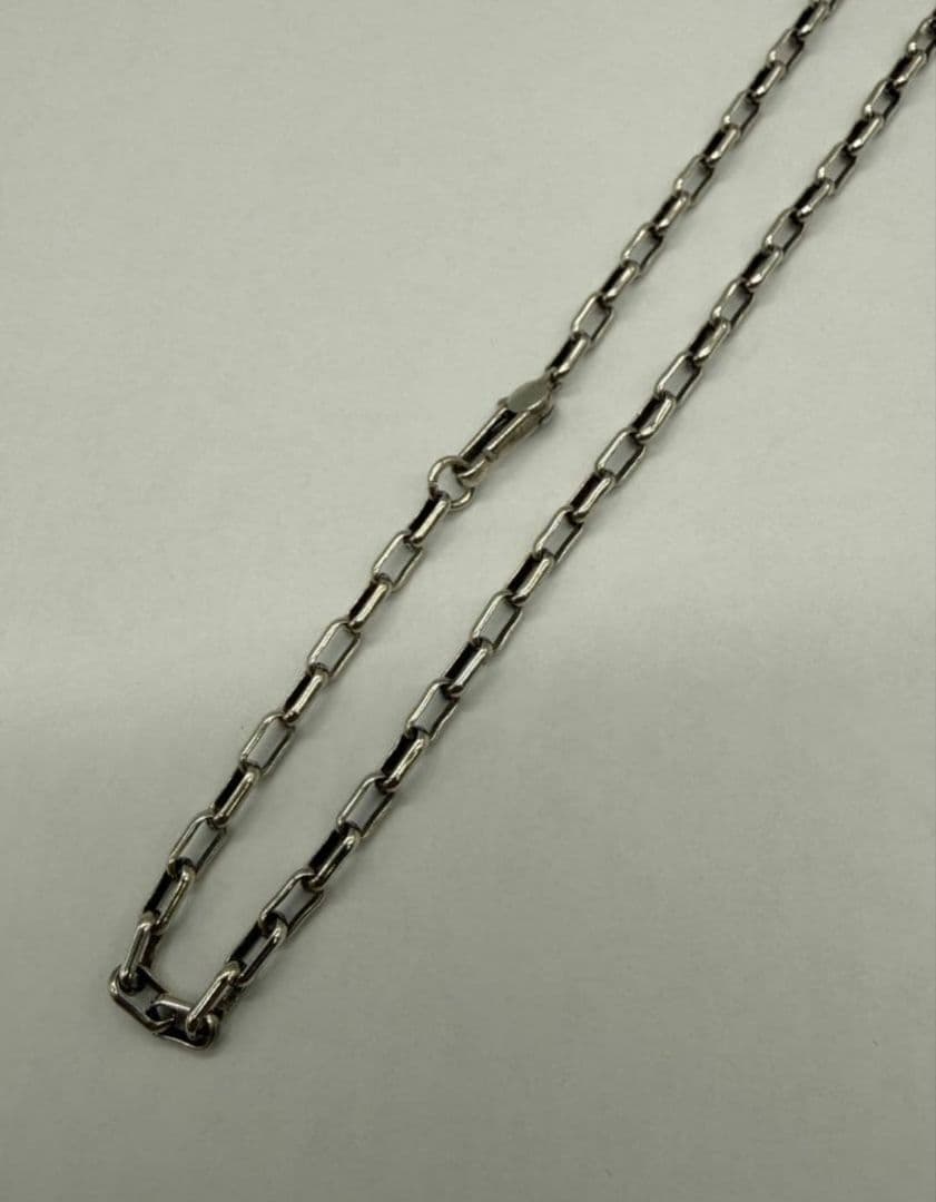 GUCCI グッチ シルバーチェーン 925 50cm 7)正規品 GUCCI/グッチ 喜平 チェーン ネックレス シルバー925