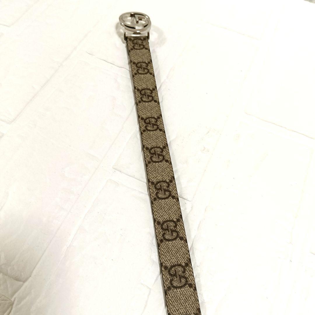 ♢最終♢GUCCIインターロッキングGバックルベルト GGスプリーム チルドレン
