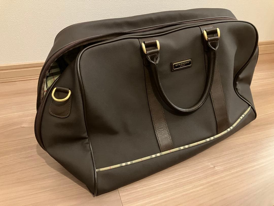 BURBERRY GOLF 大容量 レザー ボストンバッグ ブラウン Yahoo!オークション -「バーバリーゴルフ ボストンバッグ」の落札相場
