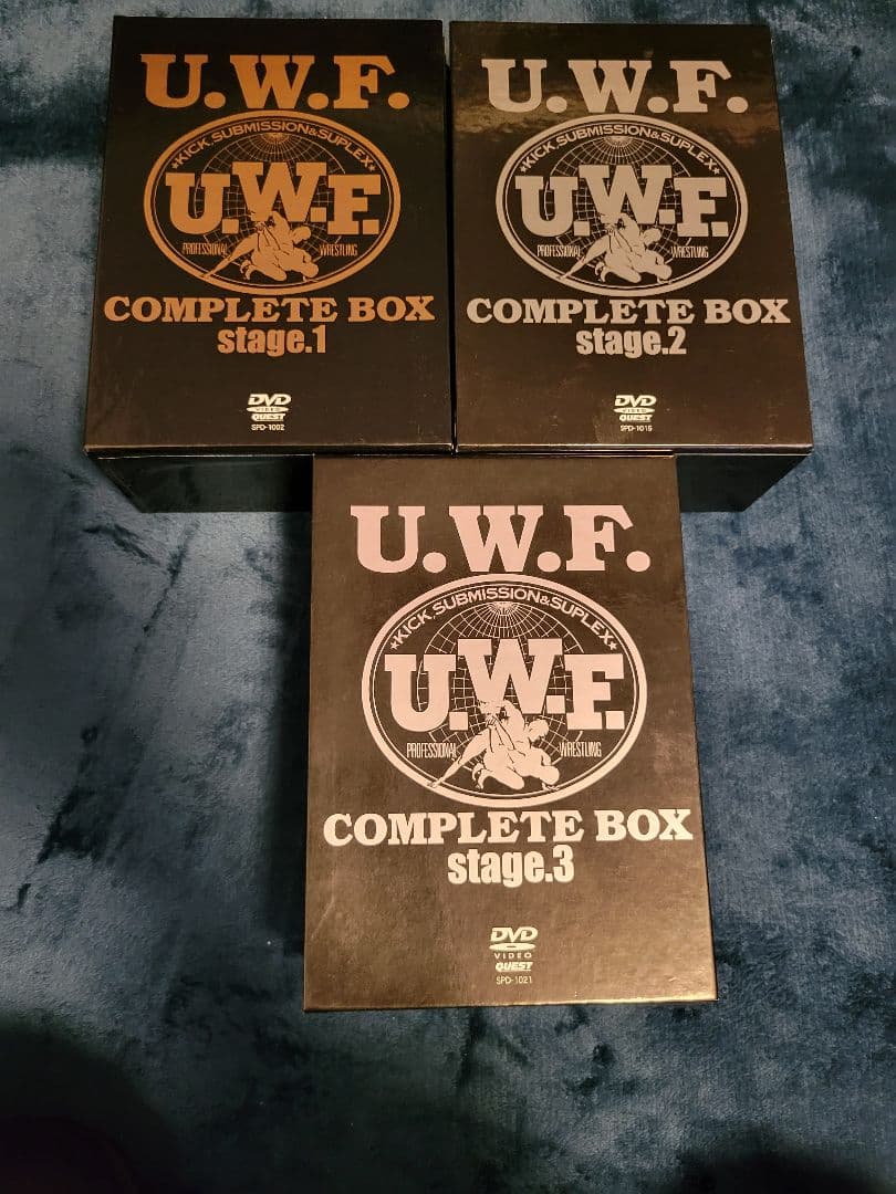 U.W.F.COMPLETE BOX stage.1～3〈5枚組〉DVD